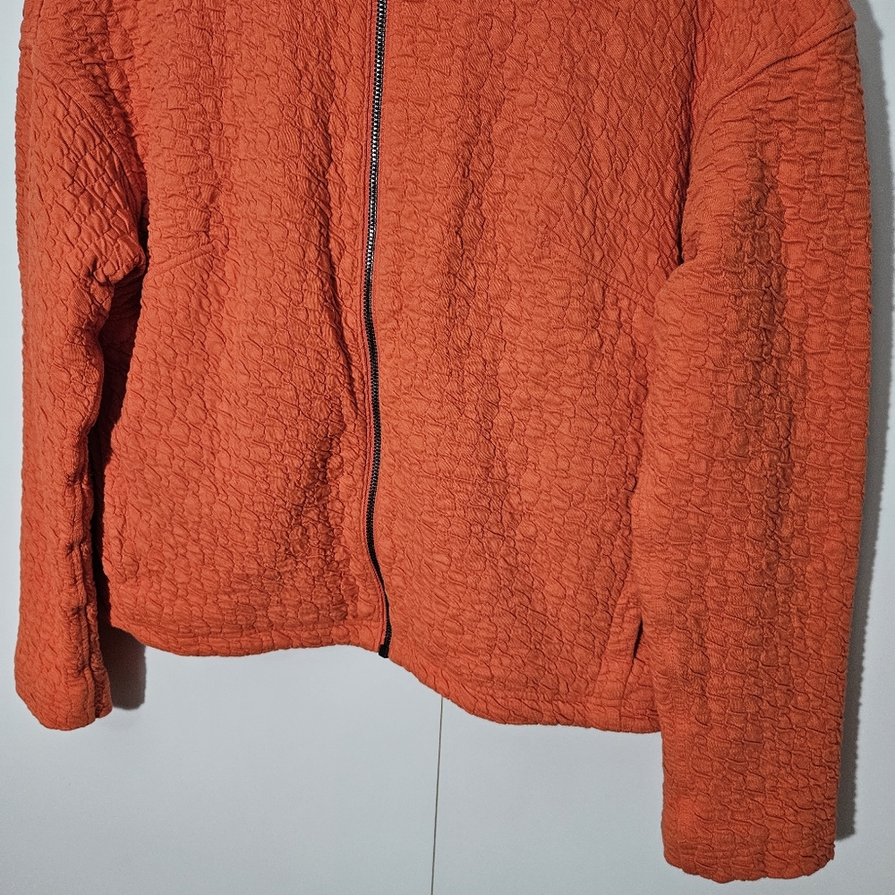LULULEMON Rippled Full Zip Jacket Autumn Red Size 4 - Picture 7 of 15